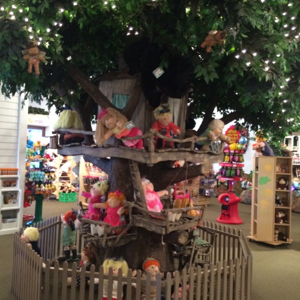 NOT a magic crystal tree. Just a basic treehouse tree. With baby fairies. Which no one ever explained. 